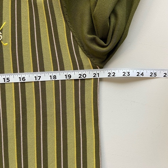 UNRL Barstool Vintage Golf Cardigan Men's Size M Striped Green Foreplay - Picture 8 of 9